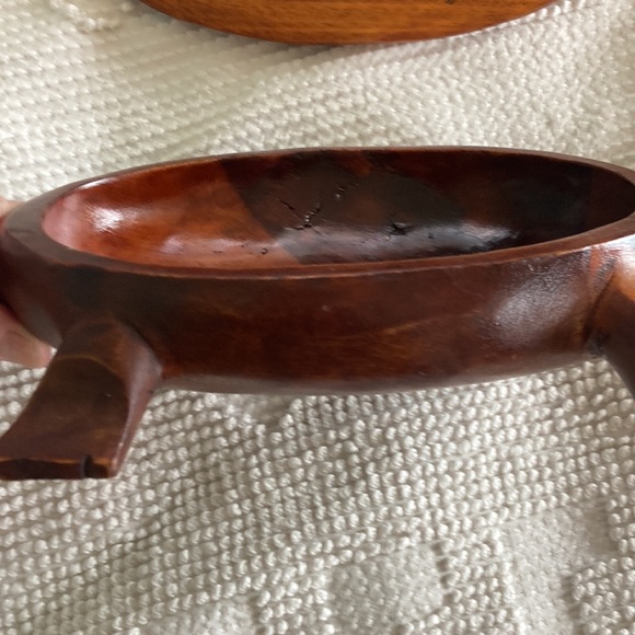 Decorative Hand Carved Turtle Tortoise Haiti Trinket Box with Lid Large ❤️ - Picture 5 of 7